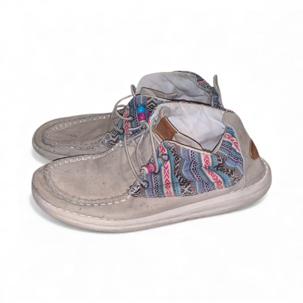 Hey Dude Wendy Mid Boho Mix Aztec Pattern Casual Shoes